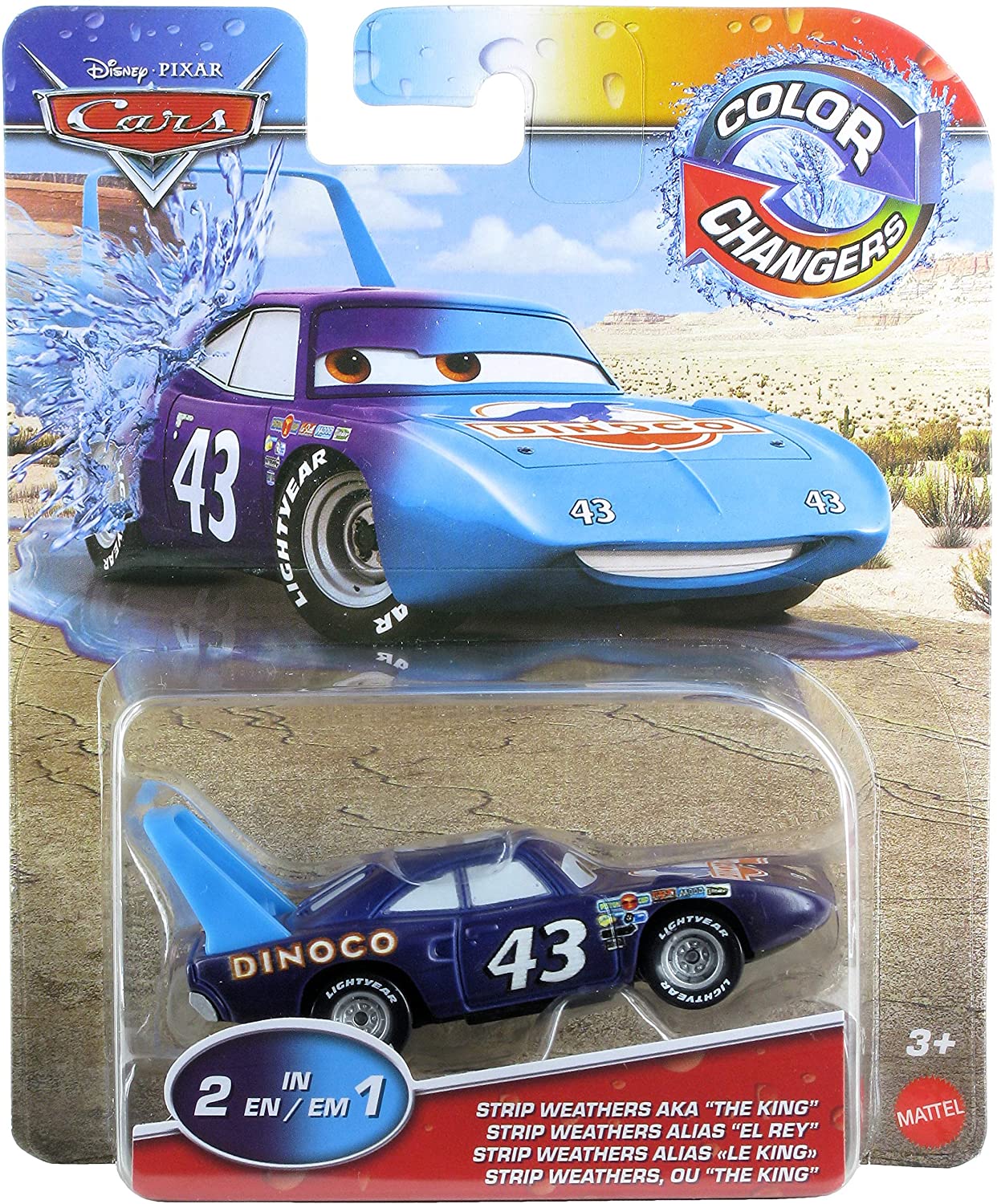 Buy Disney Cars Color Changers The King (GTM40)