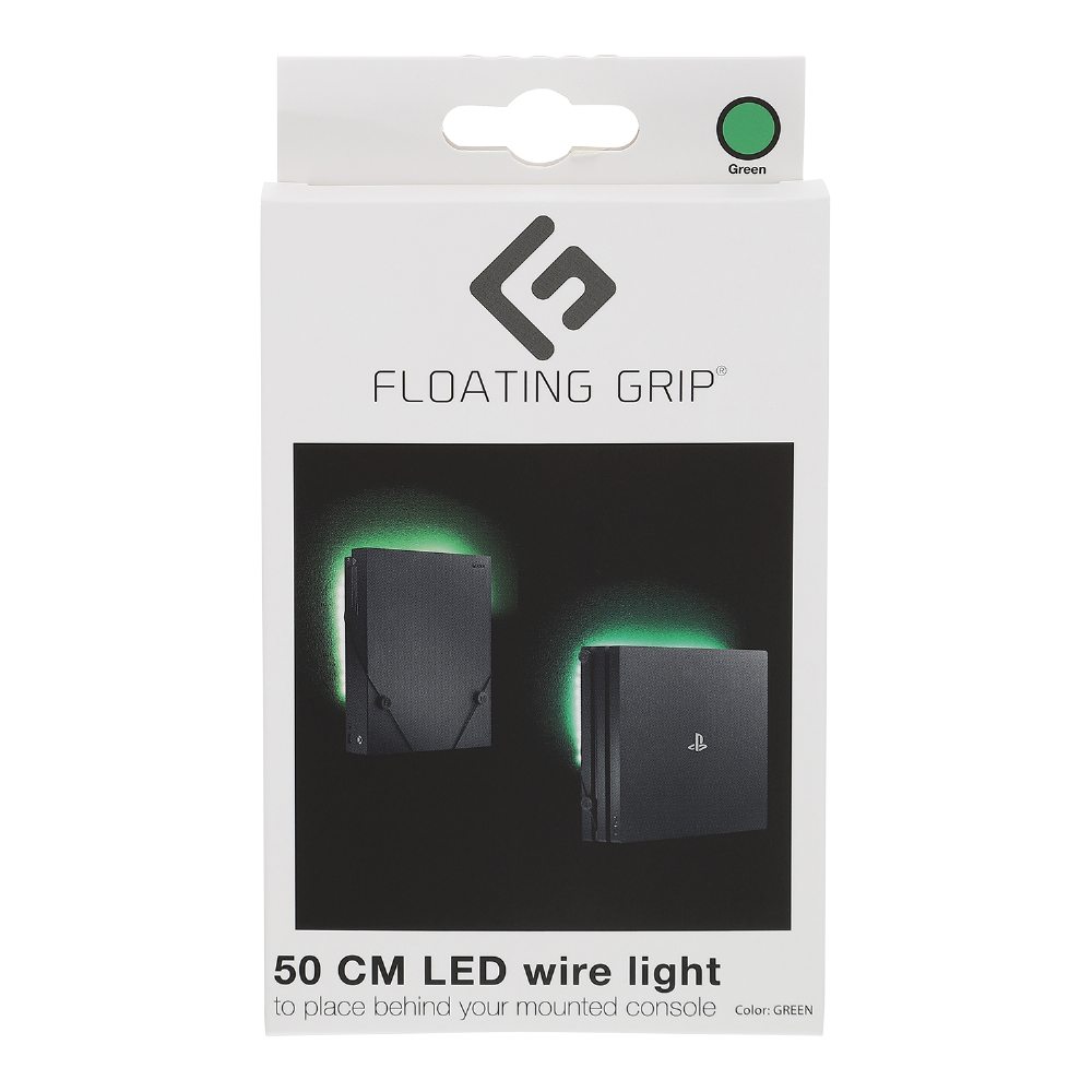 Floating Grip Led Wire Light with USB Green - Videospill og konsoller