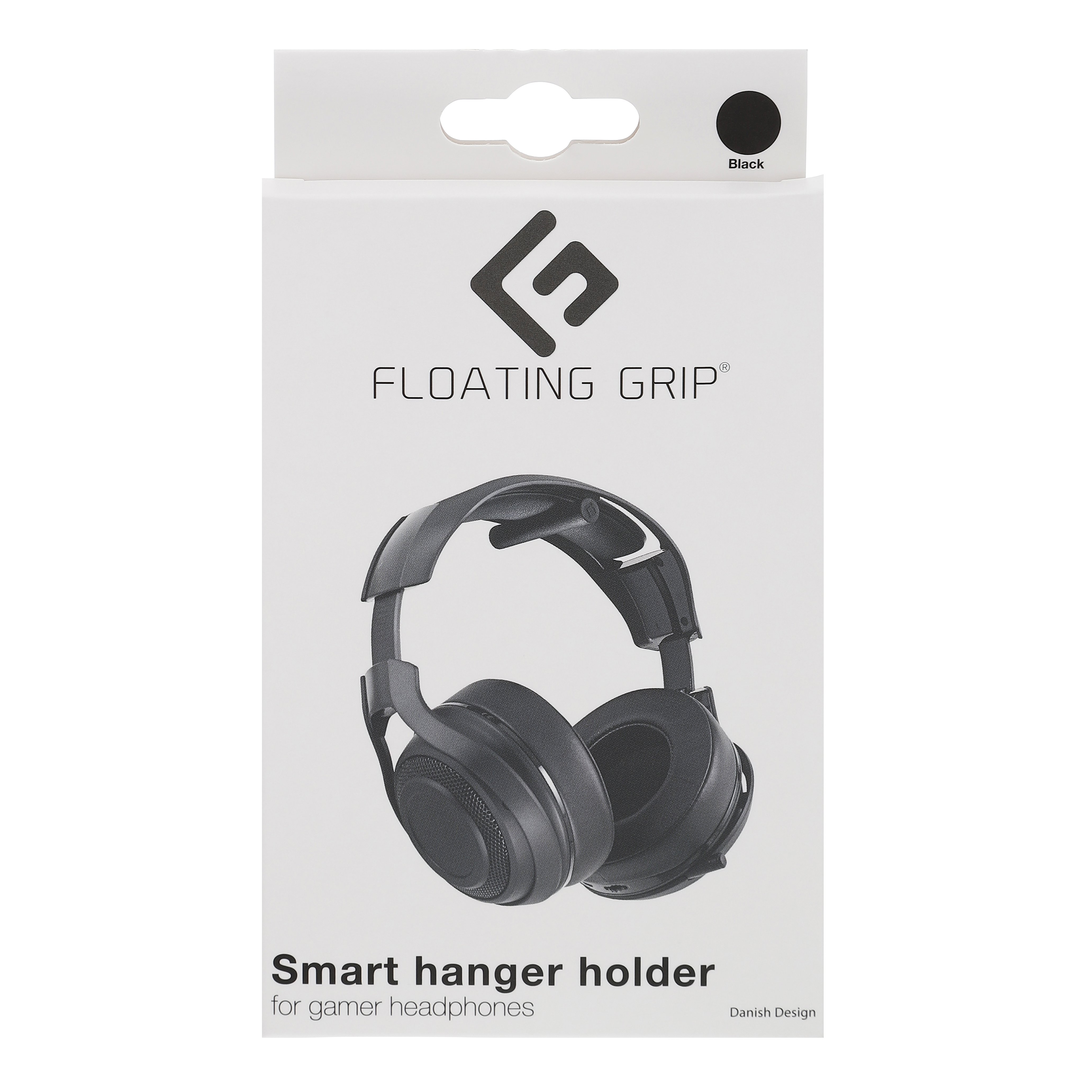 Floating Grip Headphone Hanger Black - Elektronikk