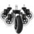 DON ONE - GCW750 Gaming Chair Wheelset 3" - Black thumbnail-2