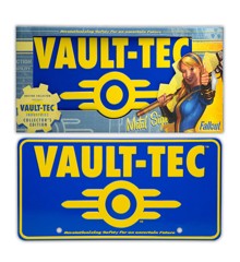 Fallout 'Vaul-Tec'  Metal sign
