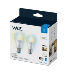 WiZ - E27 Tunable White LED pære - WiFi - 2 Pack