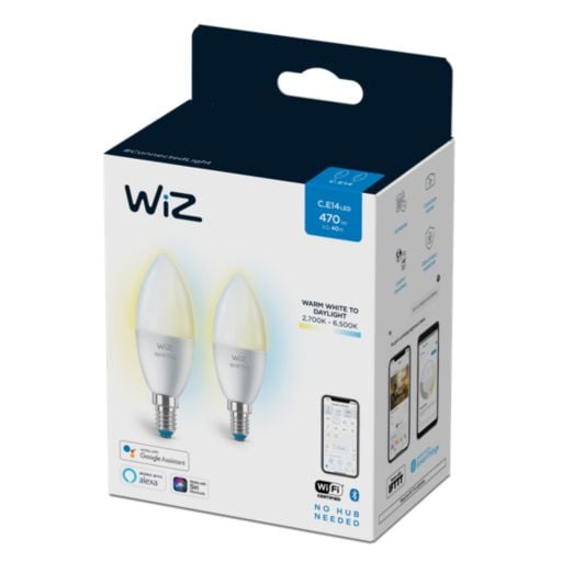 WiZ - Candle C37 E14 2-Pack - Elektronikk