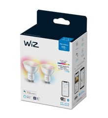 WiZ - GU10 Farve & Justerbare Hvide - WiFi - 2 pak
