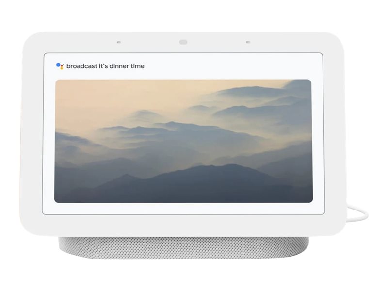 Google - Nest Hub 2nd Gen Chalk (hvid) - Elektronikk