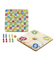 Wooden Snakes 'n' Ladders and Ludo (206001)