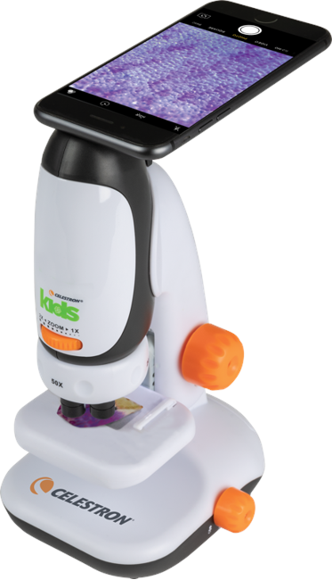 Celestron - Kids Microscope with Phone Adapter