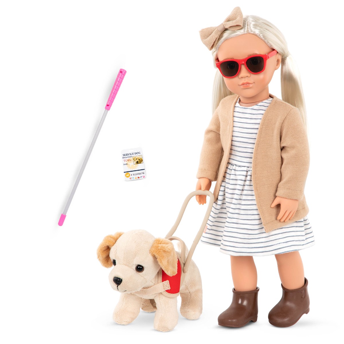 Our Generation - Marlow Doll With Pet Guide Dog (731321)