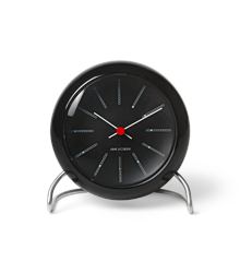 Arne Jacobsen - Bankers Table ​Clock ​ - Black (43680)