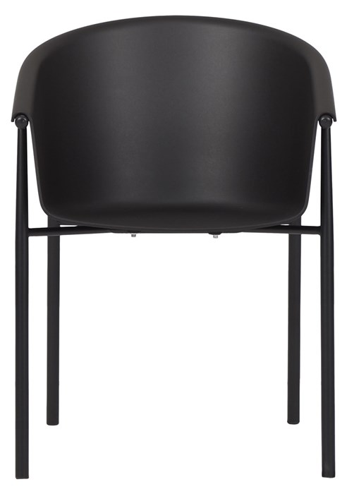 Living Outdoor - Aeroe  Garden Chair - Metal/Plastic - Black/Black (48963)