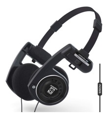 Koss - PortaPro Remote On-Ear Headset, Hochwertiger Klang mit Inline-Fernbedienung