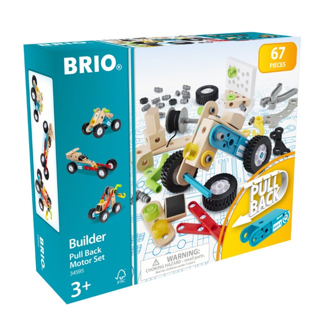 BRIO - Builder trekk tilbake-motorsett (34595)