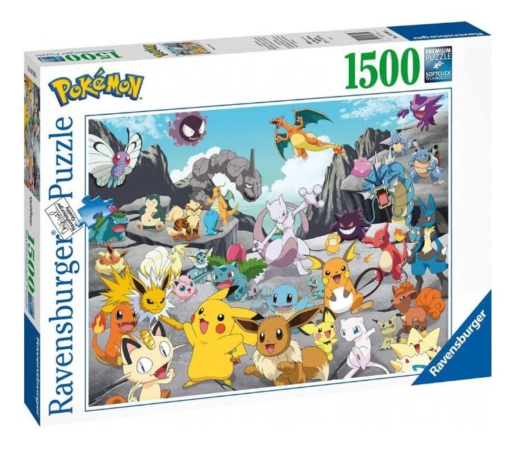Ravensburger - Puzzle 1500 -  Pokémon Classics (10216784)