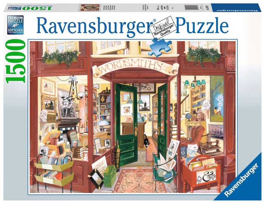 Ravensburger - Puzzle 1500 - Wordsmith's Bookshop (10216821)