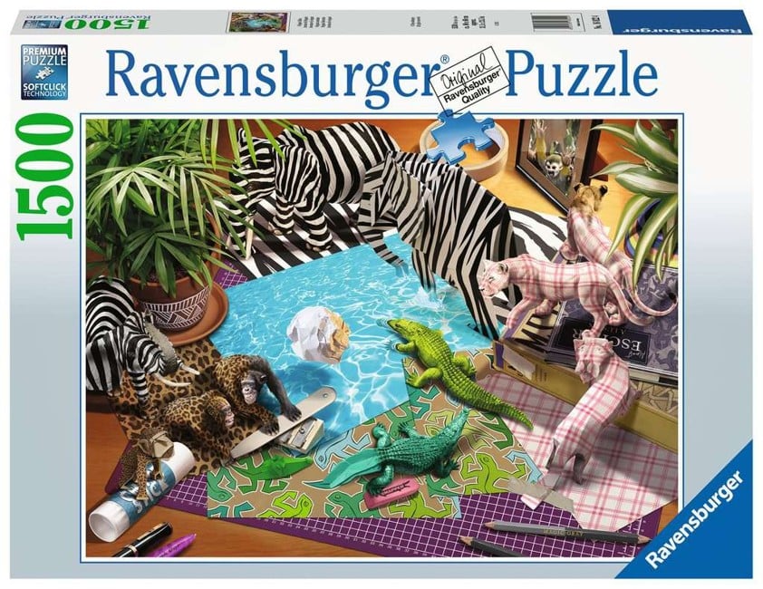 Ravensburger - Puzzle 1500 - Origami Adventure (10216822)