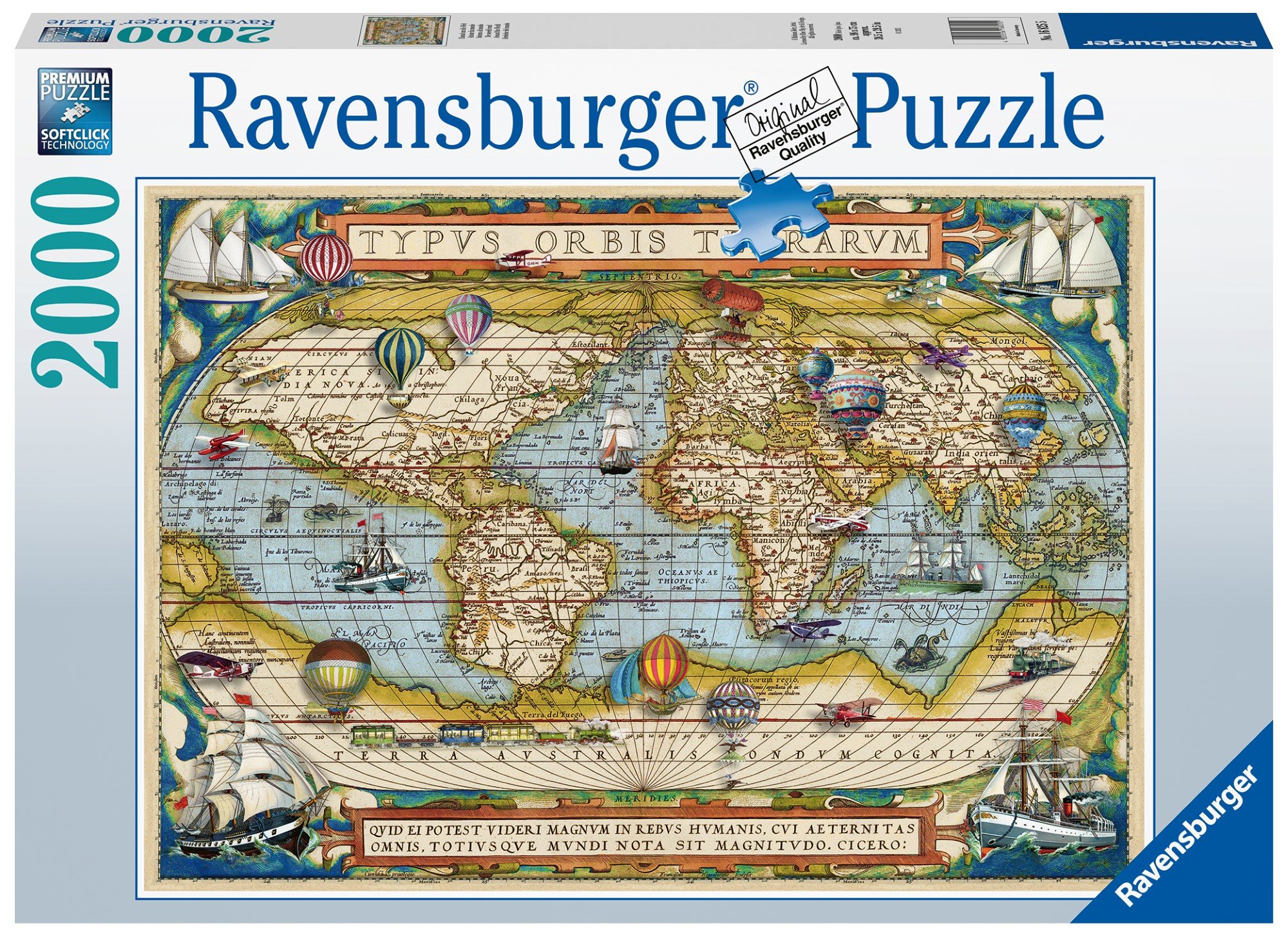 Ravensburger - Puzzle 2000 - Around the World (10216825)