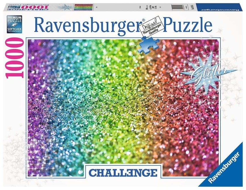 Ravensburger - Puzzle 1000 - Challenge Glitter (10216745)