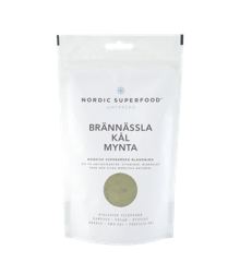 Nordic Superfood - Super Powder Green - Willd Nettle, Organic Greenkale, Peppermint 80 g