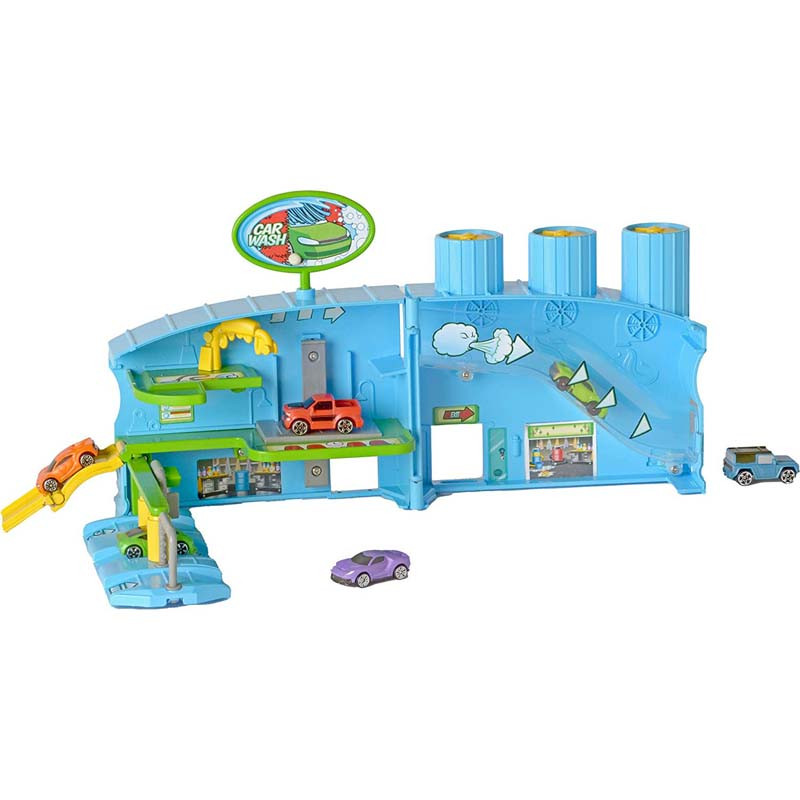 micro machines car wash playset