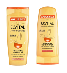 L'Oréal - Elvital Anti-Breakage Shampoo 500 ml + Conditioner 400 ml
