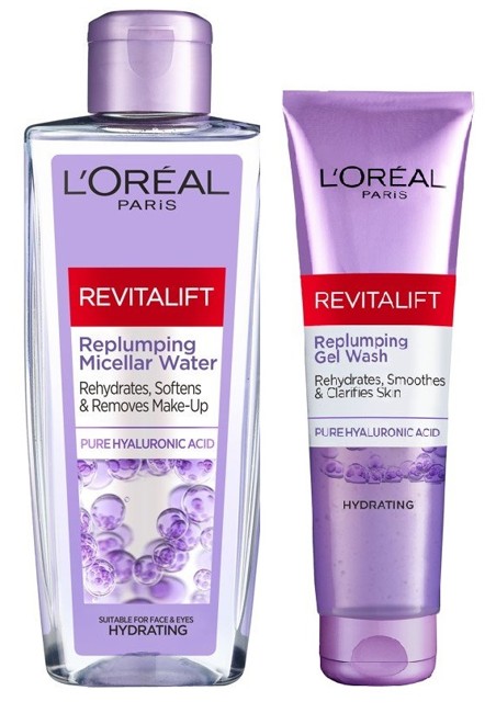 L'Oréal Paris - Revitalift Micellar Vand 200 ml + Gele Rens 150 ml