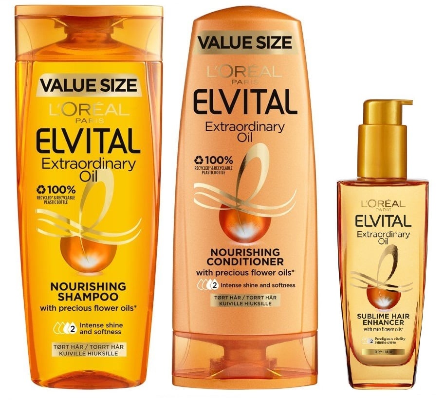 kode erklære straf Køb L'Oréal - Elvital Extraordinary Oil Sæt - 1000 - Fri fragt