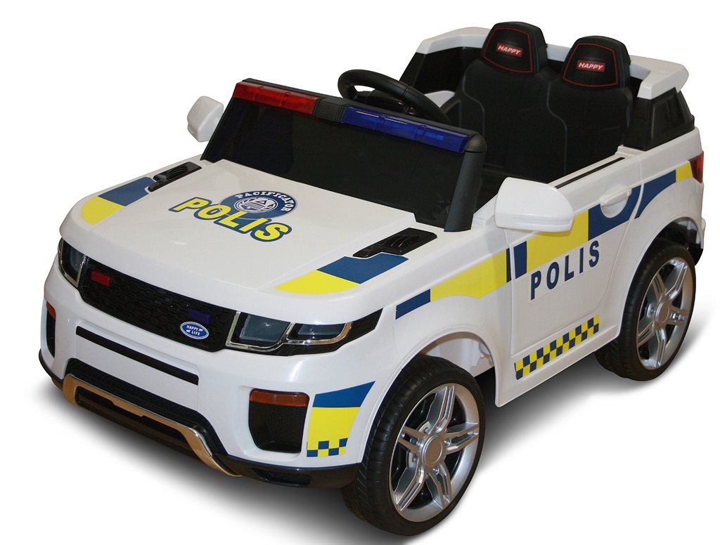 Azeno - Electric Car - Police SUV - White (6950731)
