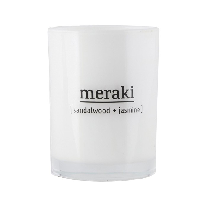 Meraki - Scented Candles - Sandalwood & Jasmine (mkap011/308150011)