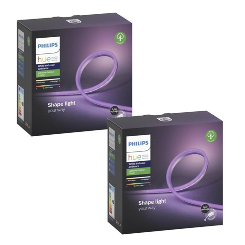 Hue - 2x Lightstrip Outdoor 2 Meter - Paket