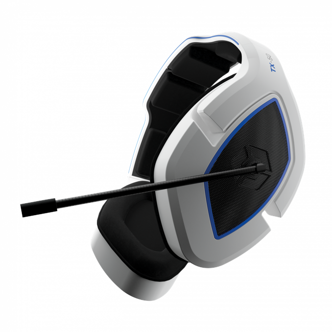 Gioteck TX-50 RF Stereo Gaming Headset (White/Blue) (Uni)