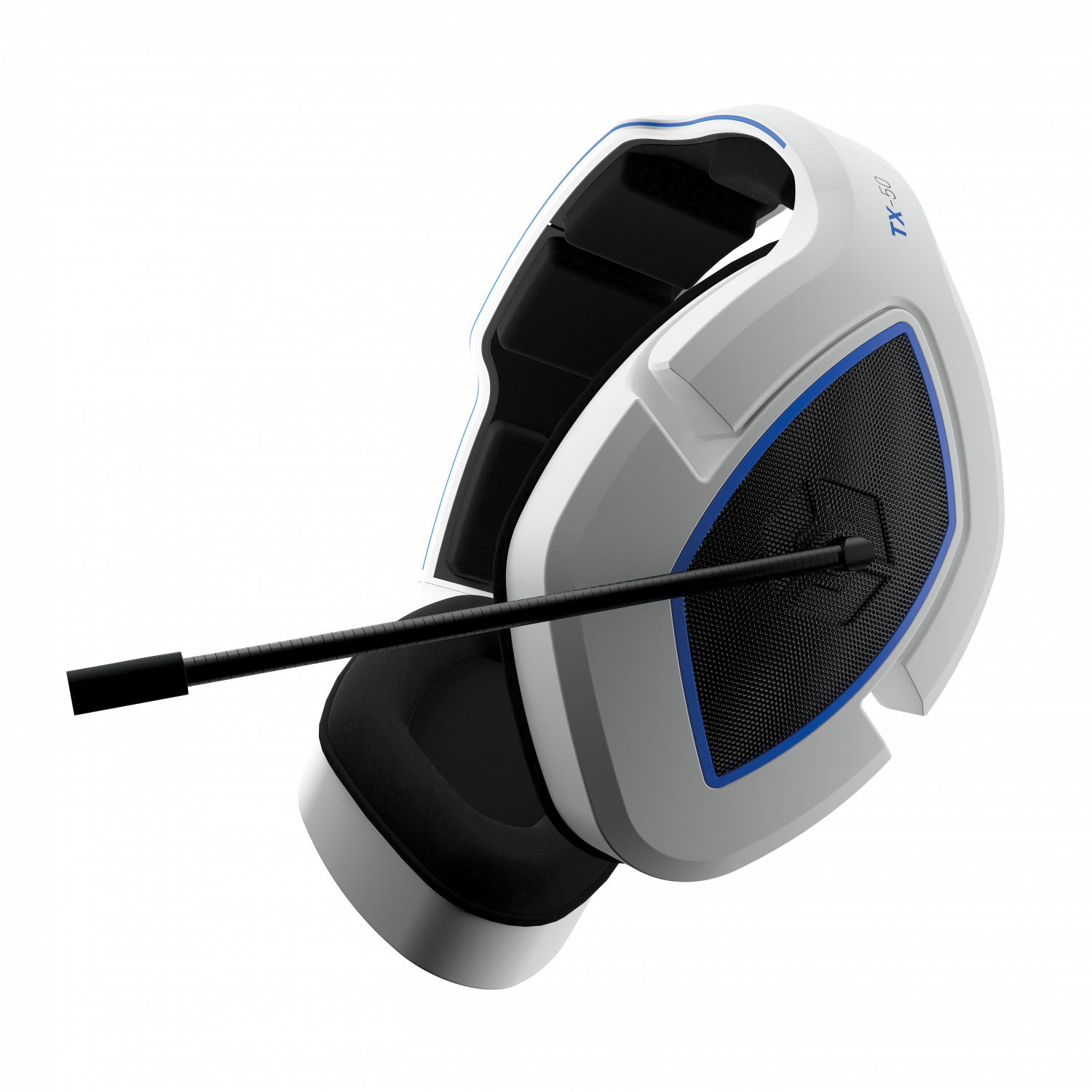 TX-50 RF Stereo Gaming Headset (White/Blue) (Uni) - Elektronikk