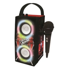 Lexibook - The Voice Trendy Portable Bluetooth® Speaker with mic and amazing lights effects (BTP180TVZ)
