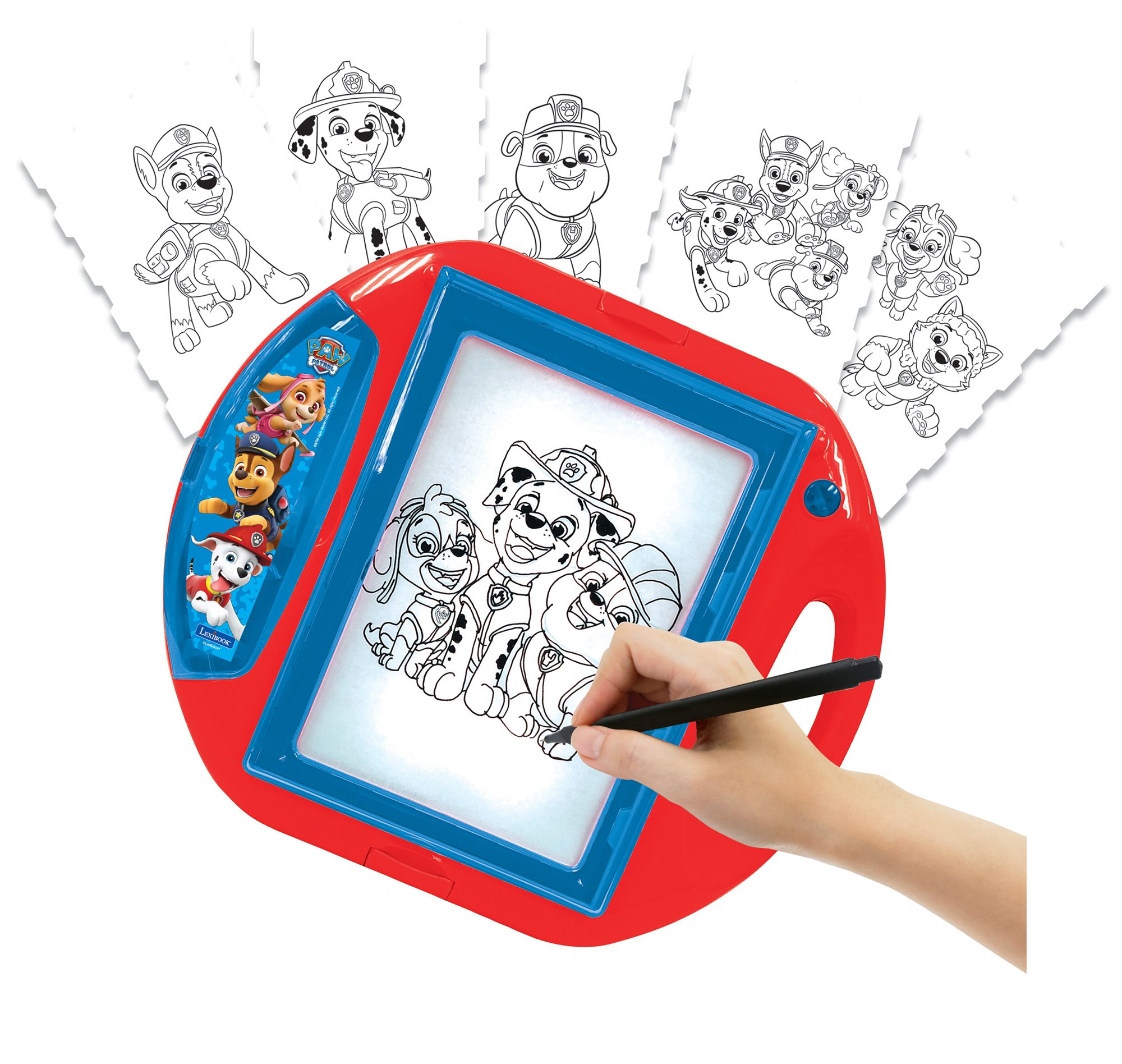 Lexibook - Paw Patrol drawing projector with templates and stamps (CR310PA)