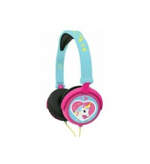 Lexibook - Unicorn Stereo Wired Foldable Headphone with Kids Safe Volume (HP017UNI)