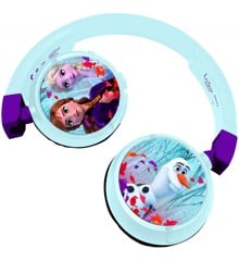 Lexibook - 2 in 1 Bluetooth and Wired comfort foldable Headphones with kids safe volume Frozen design (HPBT010FZ)