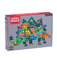 Mudpuppy - Puzzle 300 pc - Dinosaurs Shaped Scene (057280)