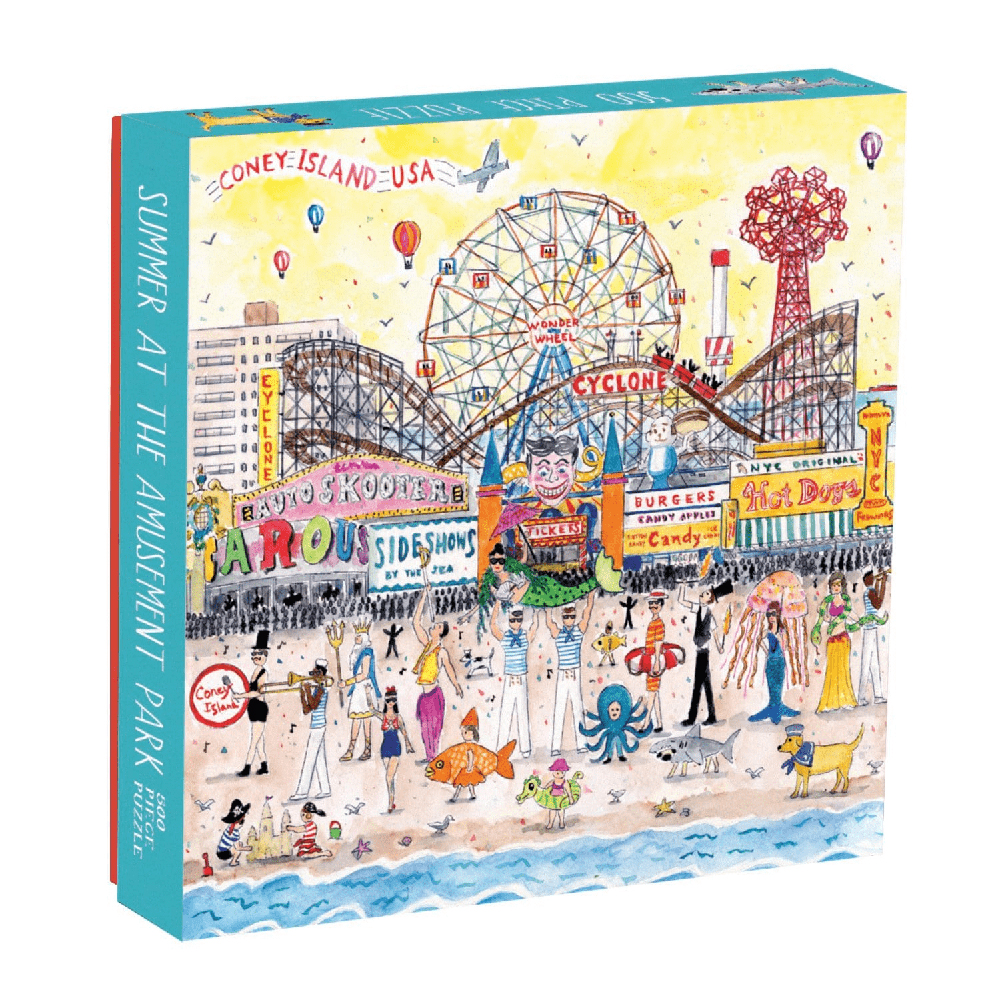 Mudpuppy - Puzzle 500 pcs - Summer At The Amusement Park by Michael Storring (043269)