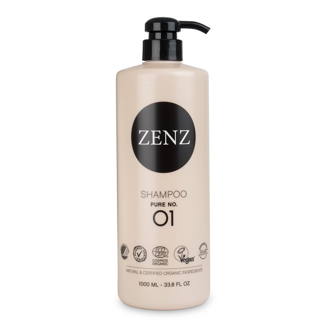 ZENZ - Organic Pure No. 01 Shampoo - 1000 ml - Skjønnhet