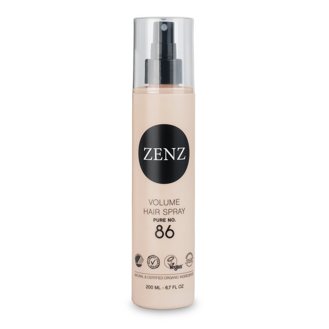 ZENZ - Organic Volume Hair Spray No. 86 Medium Hold - 200 ml - Skjønnhet