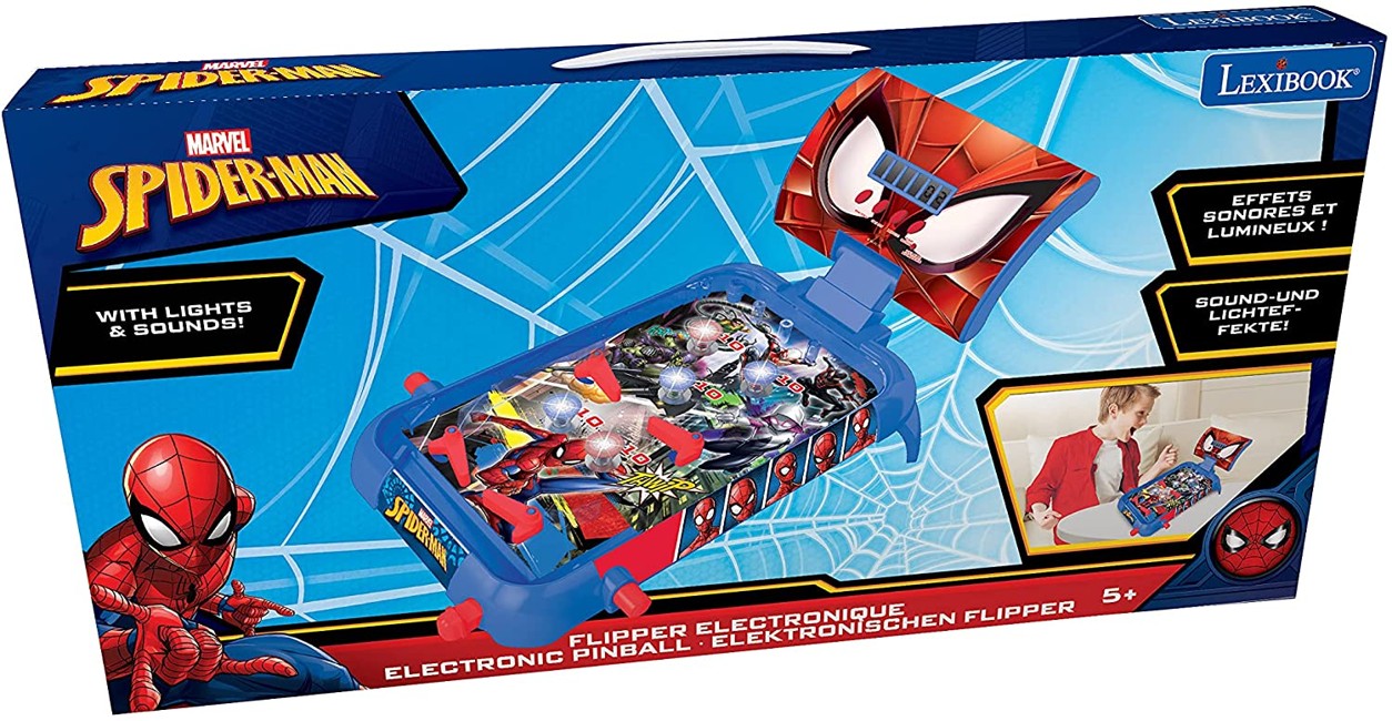 Lexibook - Spider-Man - Electronic Pinball (JG610SP)