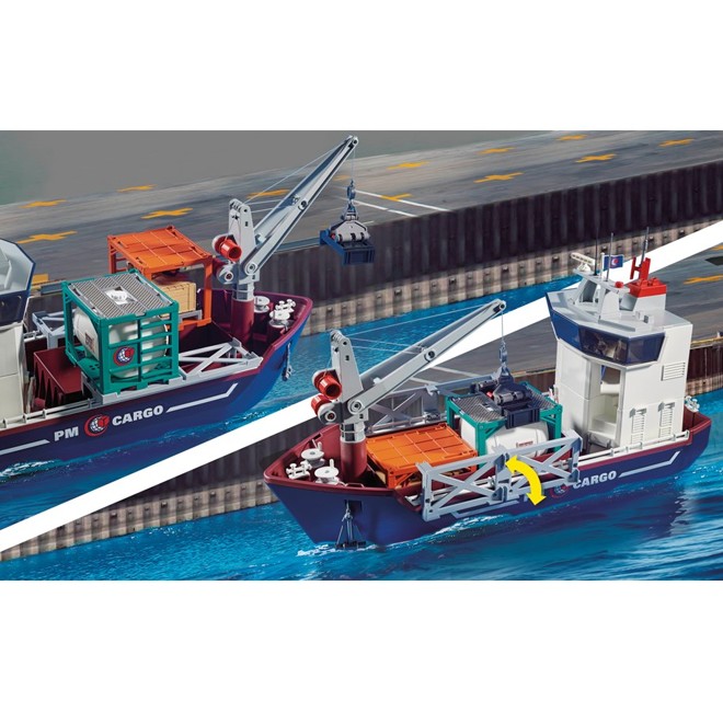 Playmobil - Cargo - Ship with Boat (70769)