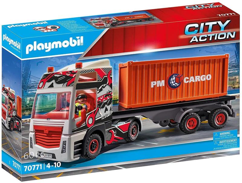 Playmobil - Cargo - Truck with Cargo - Container (70695)