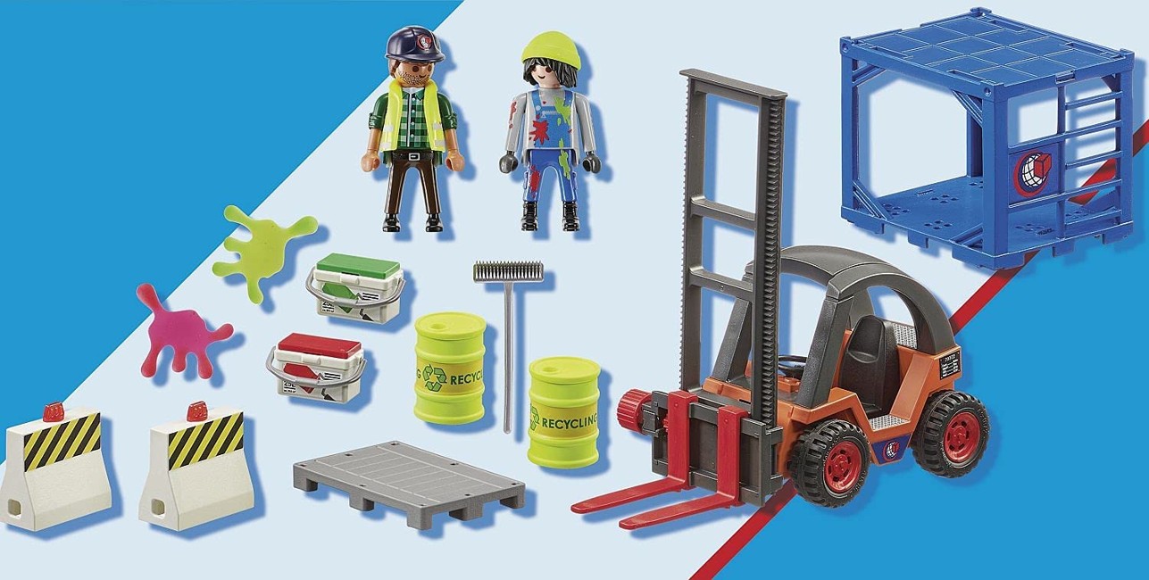 Playmobil - Cargo - Forklift with Freight (70772)