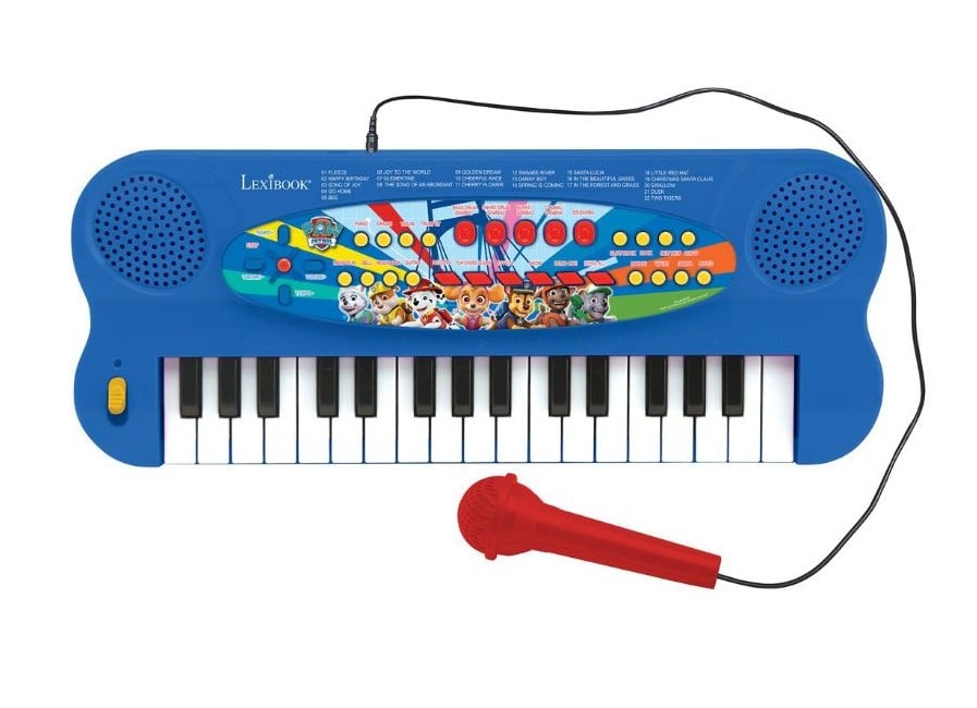 Lexibook - Paw Patrol - Elektronisk Keyboard m. Mikrofon