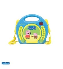 Lexibook - Peppa Pig Portable CD player with 2 Sing Along microphones (RCDK100PP)