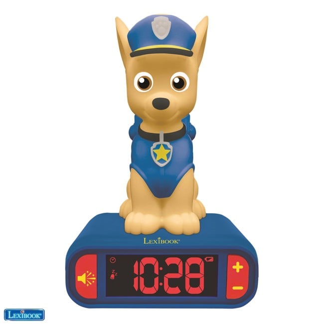 Lexibook - Paw Patrol - Alarm Clock with Night Light 3D Chase  (RL800PA)