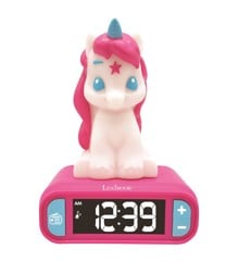 Lexibook - Alarm Clock with Unicorn Night Light with 3D design and sound effects (RL800UNI)