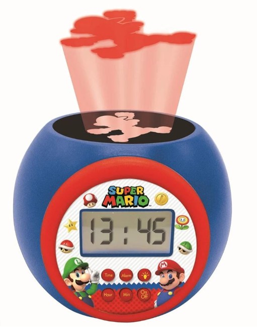 Lexibook - Super Mario Projektor Vækkeur med Timer