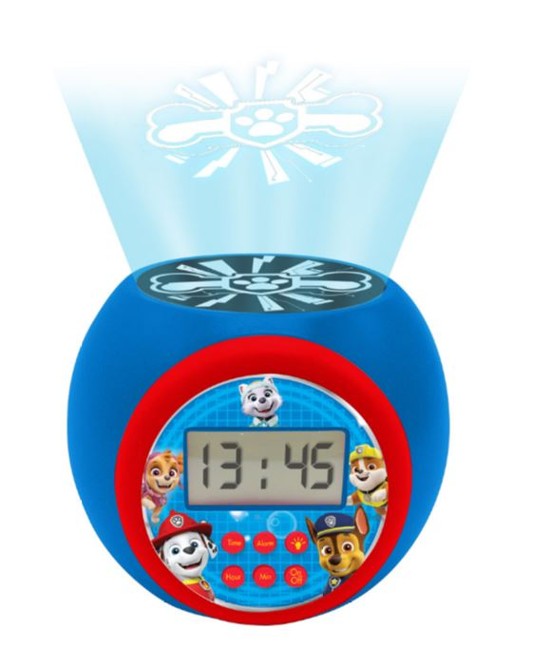 Lexibook - Paw Patrol Projector Alarm Clock with Timer (RL977PA)