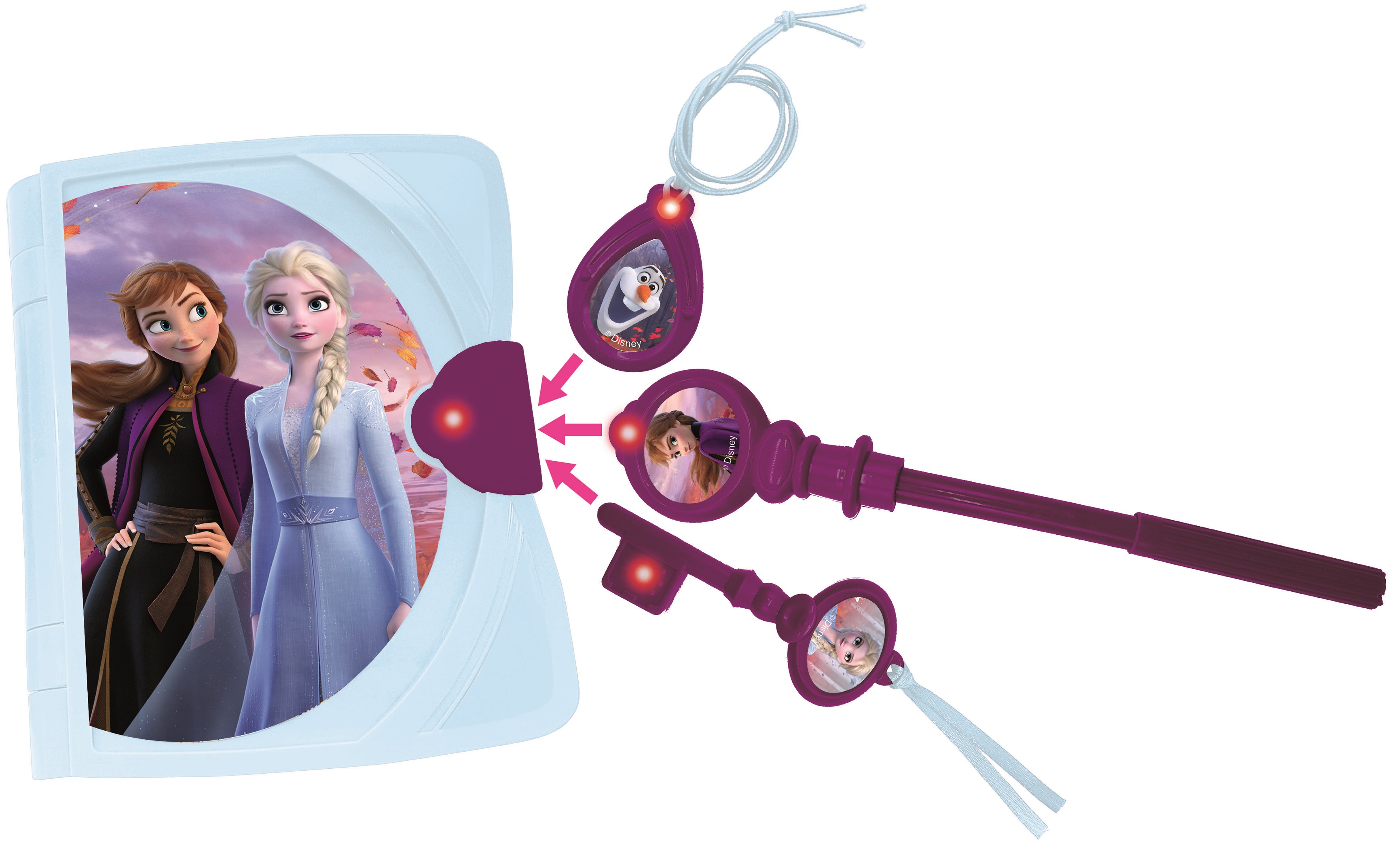  Lexibook - Disney Frost Elektronisk Hemmelig Dagbog